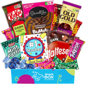 teacher assorted dark chocolate gift box hamper