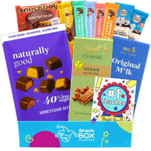 teacher vegan chocolate gift box hamper