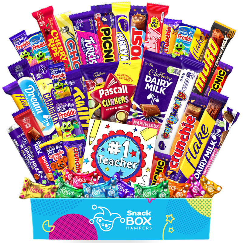 thank you teacher cadbury faves chocolate box gift hamper large