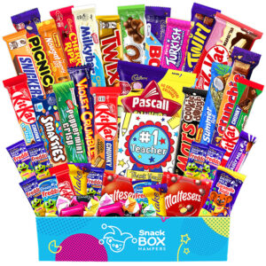 thank you teacher chockablock chocolate box gift hamper large