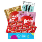 40th Birthday Maltesers Chocolate Box Gift Hamper - Fun Size