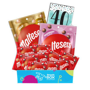 40th Birthday Maltesers Chocolate Box Gift Hamper - Fun Size