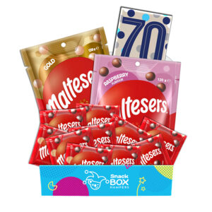 70th Birthday Maltesers Chocolate Box Gift Hamper - Fun Size