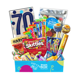 70th Birthday Lolly Box Gift Hamper – Fun Size