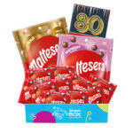 80th Birthday Maltesers Chocolate Box Gift Hamper - Fun Size