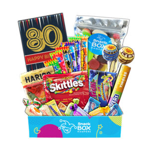 80th Birthday Lolly Box Gift Hamper – Fun Size