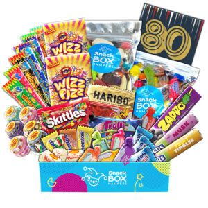80th Birthday Lolly Box Gift Hamper – Medium