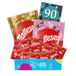 90th Birthday Maltesers Chocolate Box Gift Hamper - Fun Size