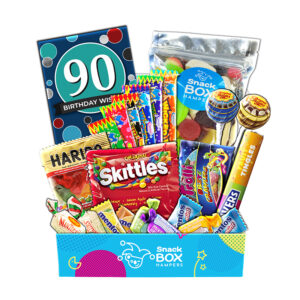 90th Birthday Lolly Box Gift Hamper – Fun Size