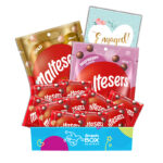 Engagement Maltesers Chocolate Box Gift Hamper - Fun Size