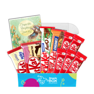 Get Well Soon KitKat Chocolate Gift Box Hamper Set - Fun Size