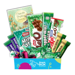 Get Well Soon Mint Chocolate Gift Box Hamper - Fun Size