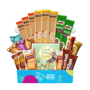 Get Well Soon Coffee Warm Wishes Gift Box Hamper - Fun Size