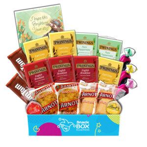 Get Well Soon Tea Warm Wishes Gift Box Hamper - Fun Size