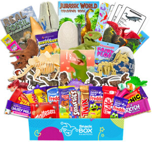 Valentine's Dinosaur Gift Box Hamper - Chocolate