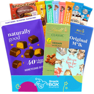 get well soon vegan chocolate gift box hamper