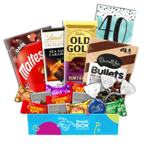40th Birthday Dark Chocolate Gift Box Hamper