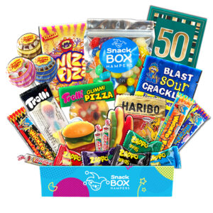 50th Birthday Kaleidoscope Lolly Box Gift Hamper – Fun Size