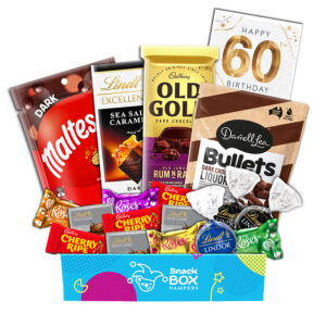60th Birthday Dark Chocolate Gift Box Hamper
