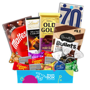 70th Birthday Dark Chocolate Gift Box Hamper