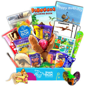 Birthday Dinosaur Gift Box Hamper - Chocolate