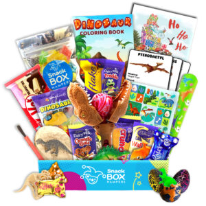 Christmas Dinosaur Gift Box Hamper - Chocolate