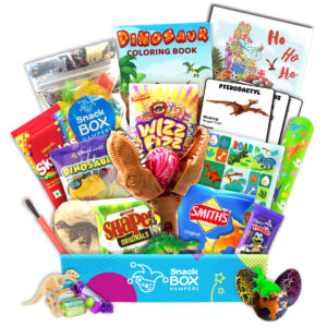 Christmas Dinosaur Gift Box Hamper - Snack
