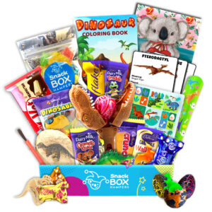 Valentines Dinosaur Gift Box Hamper - Chocolate