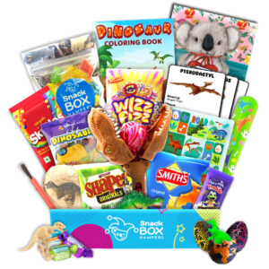 Valentines Dinosaur Gift Box Hamper - Snack