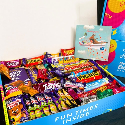 australian gifts for overseas inside an australian themed box