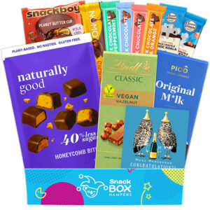congratulations vegan chocolate gift box hamper