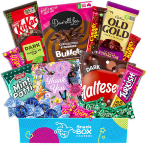 thank you assorted dark chocolate gift box hamper