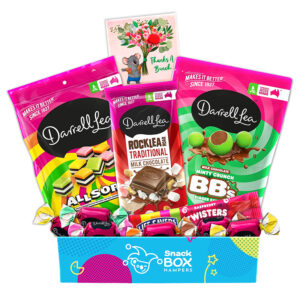 Thank You Darrell Lea Faves Chocolate Box Gift Hamper – Small