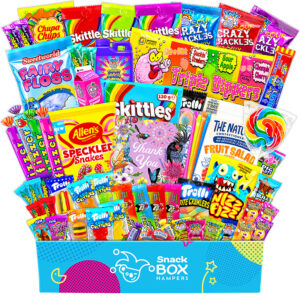 thank you gluten free lolly gift box hamper large