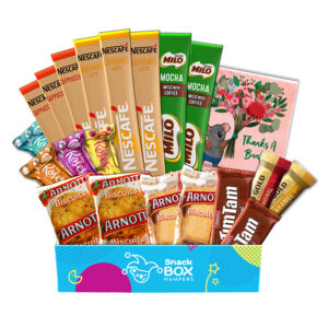 Thank You Coffee Warm Wishes Gift Box Hamper – Fun Size