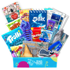 Valentines Shark Gift Box Hamper - Snack