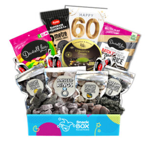 60th Birthday Liquorice Gift Box Hamper