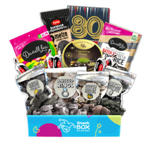 80th Birthday Liquorice Gift Box Hamper