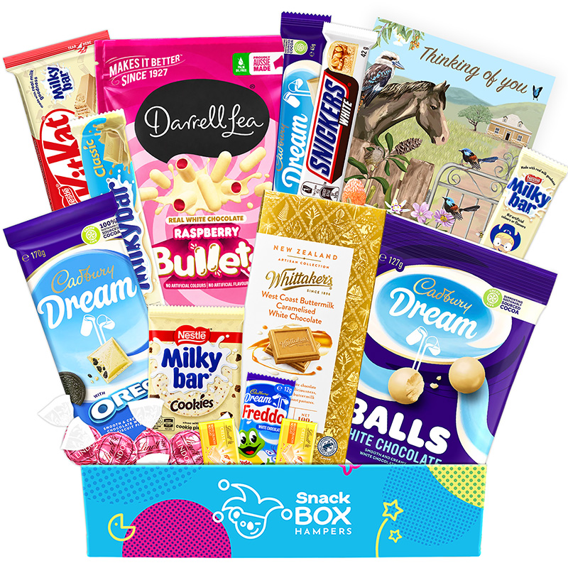 sympathy-white-chocolate-gift-box-hamper sympathy white chocolate gift box hamper