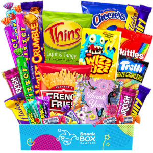 thank you gluten free snack gift box hamper small