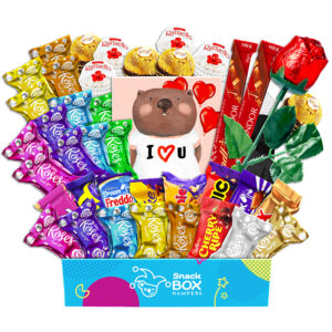 Rainbow Rose Valentine’s Chocolate Box - Medium