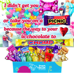 Not Flowers Valentine's Chocolate Message Card