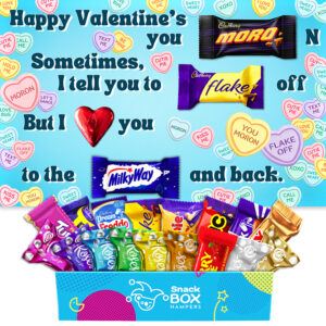 Flake Off Valentine's Chocolate Message Card