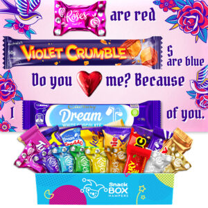 Roses are Red Valentine's Chocolate Message Card