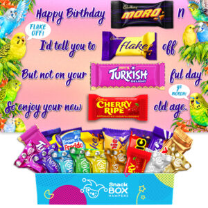 Flake Off Birthday Chocolate Message Card