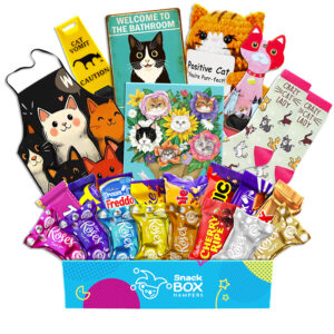Cat Lovers Chocolate Box Gift Basket