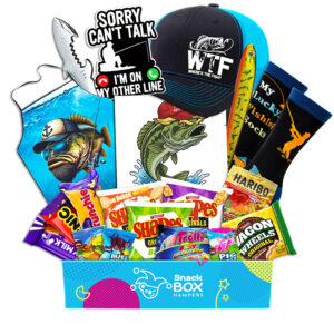 Fishing Lovers Snack Box Gift Basket