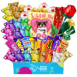 Rainbow Rose Anniversary Chocolate Box