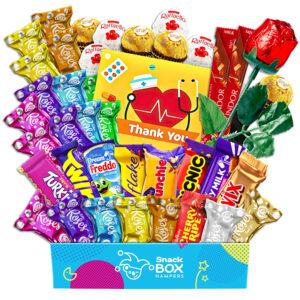 Rainbow Rose Nurses Chocolate Box