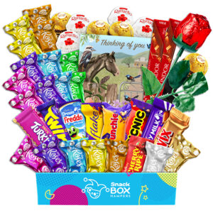 Rainbow Rose Sympathy Chocolate Box
